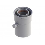 Конденсатоотводчик горизонтальный диам.60/100 ROYAL THERMO RTF08.003