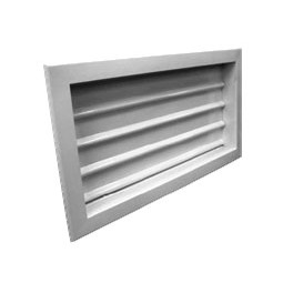 Алюминиевая настенная инерционная решетка  Shuft GA 400x200